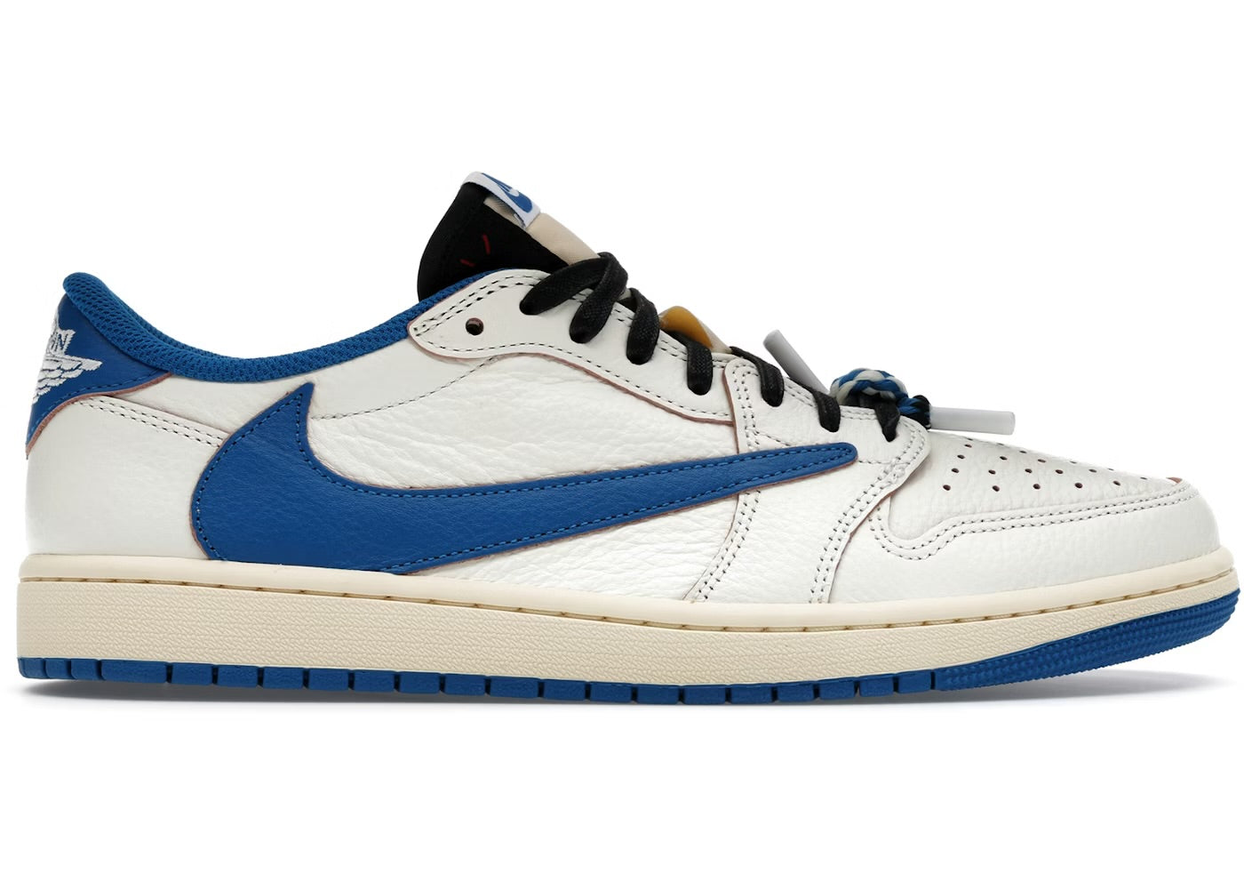 Fragment x Travis Scott x Air Jordan 1 Low OG WHITE BLUE