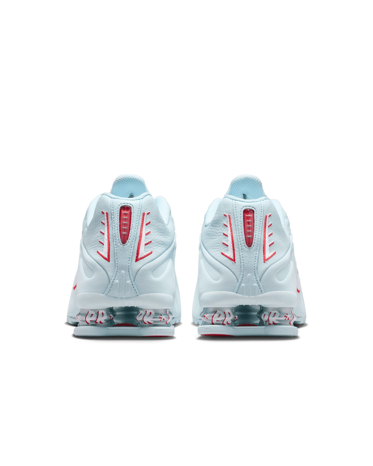 Nike Shox R4 Puerto Rico
GLACIER BLUE/WHITE-UNIVERSITY RED-METALLIC SILVER