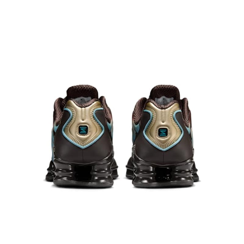 NIKE SHOX TL VELVET BROWN DENIM TURQUOISE WOMENS