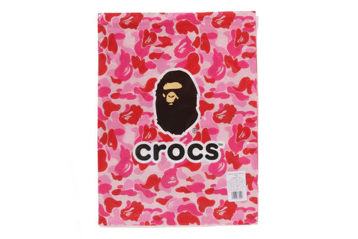 BAPE X CROCS ROSE