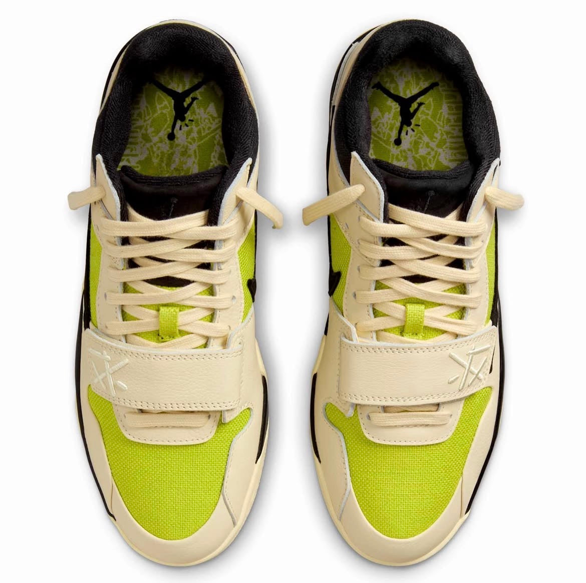 Jordan
x Travis Scott baskets Jumpman Jack TR 'Muslin/Black/Bright Cactus'