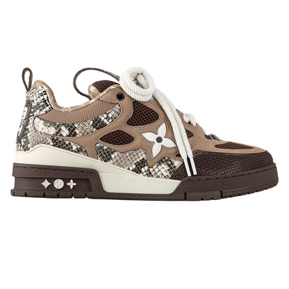 Louis Vuitton Skate Sneaker Brown Snakeskin