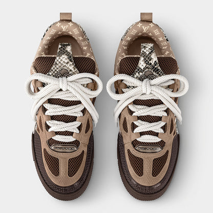 Louis Vuitton Skate Sneaker Brown Snakeskin