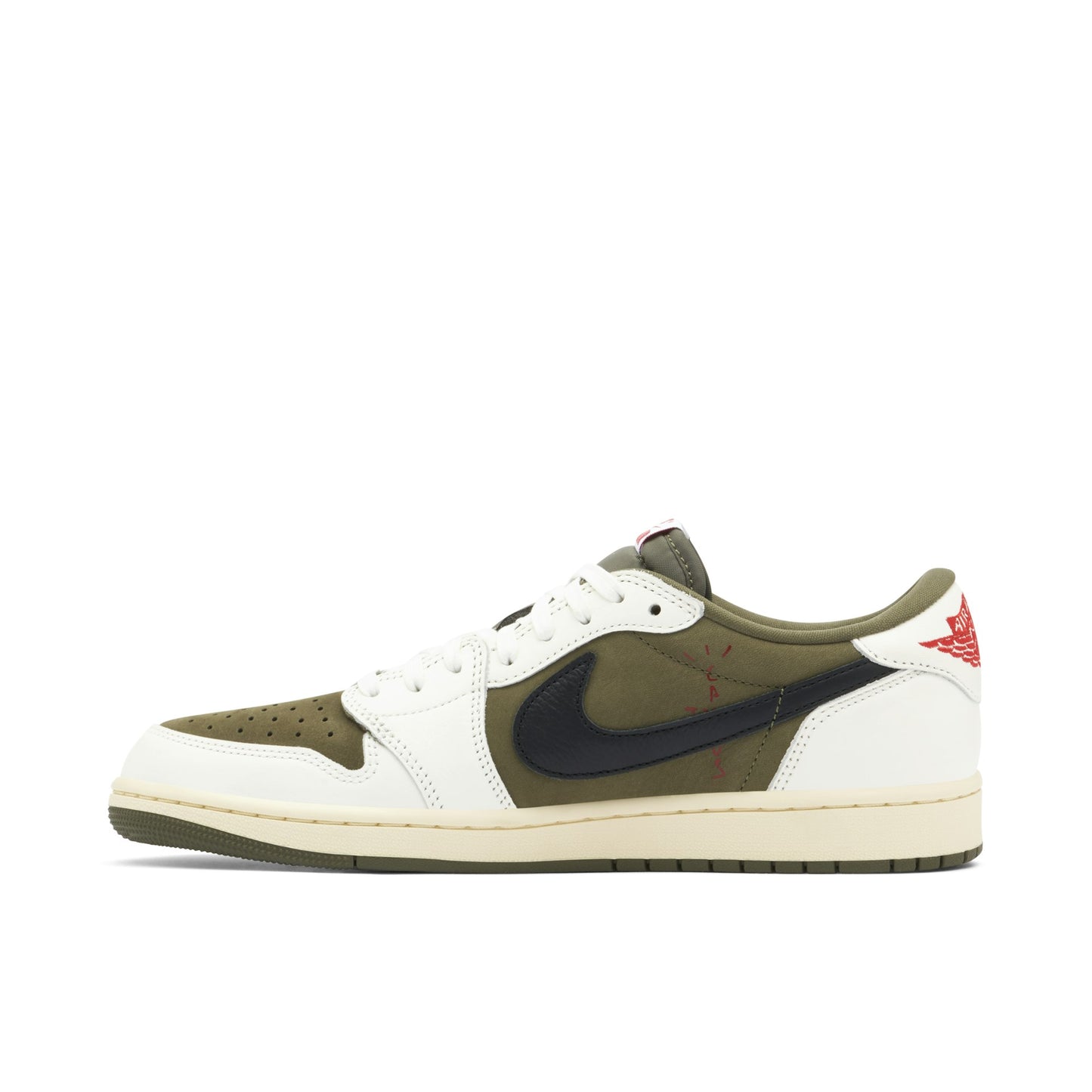 AIR JORDAN 1 LOW OG SP X TRAVIS SCOTT OLIVE FEMME