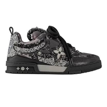Louis Vuitton Skate Sneaker 'Black Swarovski Monogram'