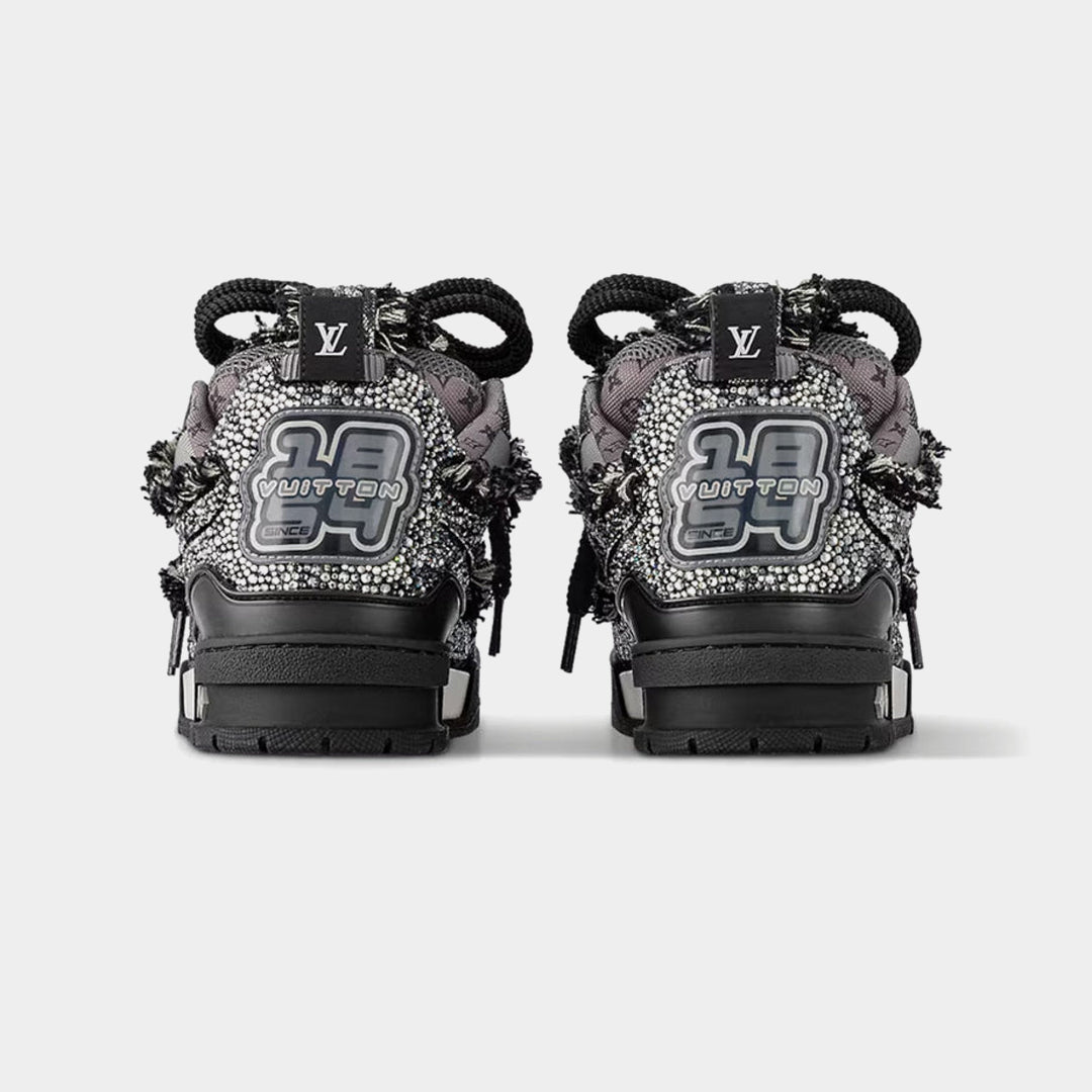Louis Vuitton Skate Sneaker 'Black Swarovski Monogram'