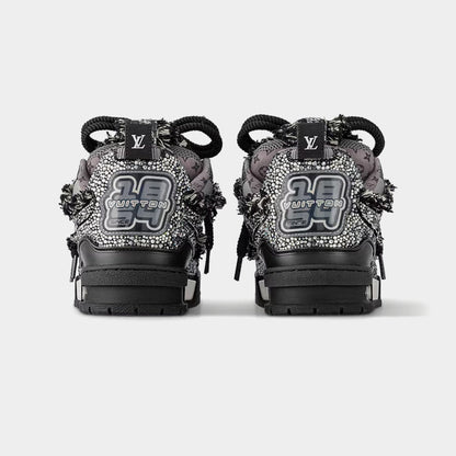 Louis Vuitton Skate Sneaker 'Black Swarovski Monogram'
