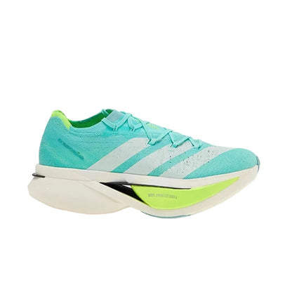 ADIDAS ADIZERO PRIME X3 STRUNG RUNNING
Flash Aqua/ Zero Met./ Lucid Lemon