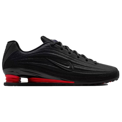 Nike Shox Z Black Running Shoes with Red Sole