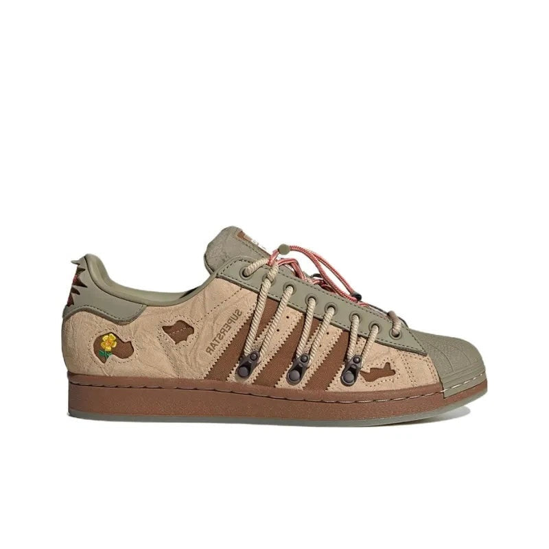 Adidas Men's Brown Originals Superstar X Melting Sadness