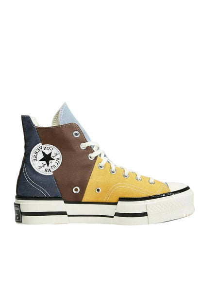 Converse CHUCK 70 PLUS HI SQUIRREL - Baskets montantes - brown-yellow-blue