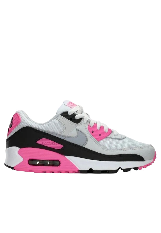 AIR MAX 90 - Baskets basses - white/wolf grey/pink glow/black/photon dust