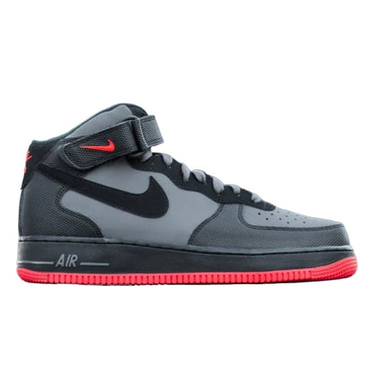 Nike Air Force 1 Mid '07 'Dark Grey Crimson'