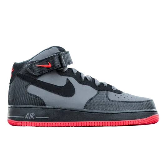 Nike Air Force 1 Mid '07 'Dark Grey Crimson'