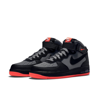 Nike Air Force 1 Mid '07 'Dark Grey Crimson'