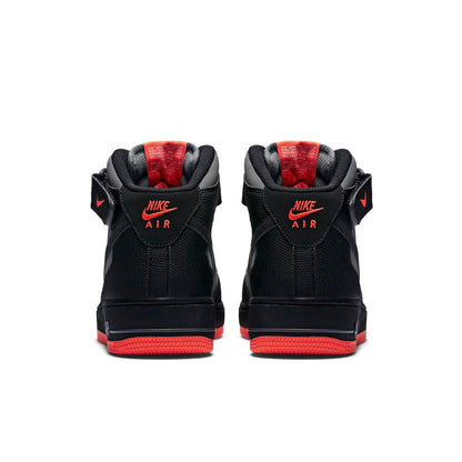 Nike Air Force 1 Mid '07 'Dark Grey Crimson'