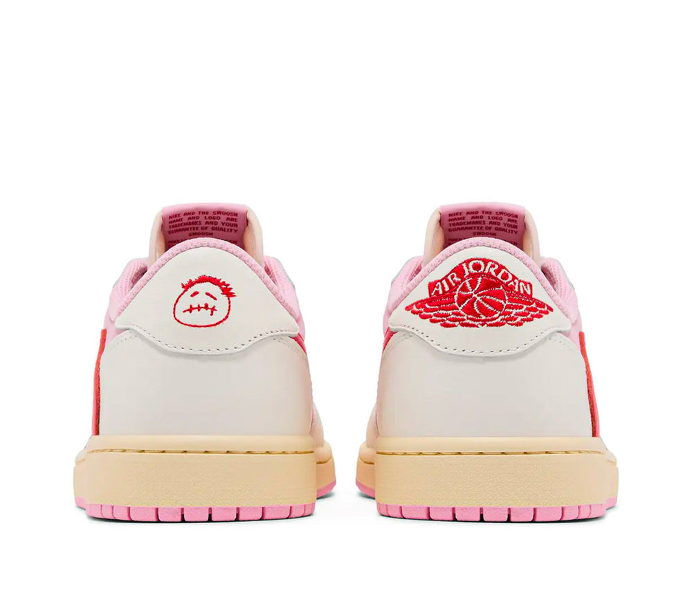 Air Jordan 1 Retro Low OG SP Travis Scott Sail Tropical Pink