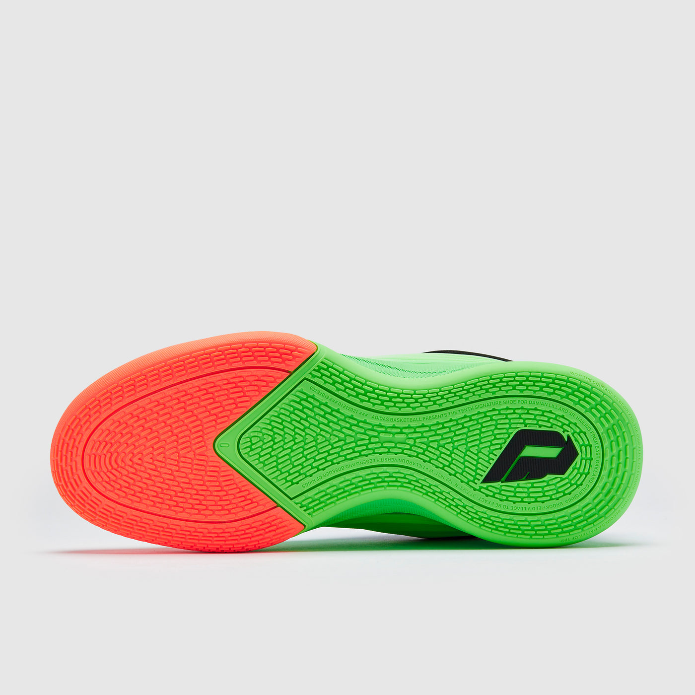 adidas Dame X
Lime Burst/Signal Coral/Blue Burst