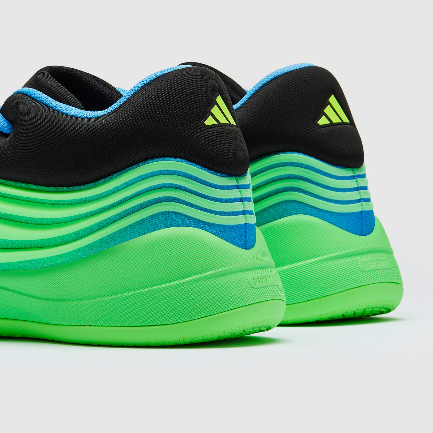adidas Dame X
Lime Burst/Signal Coral/Blue Burst