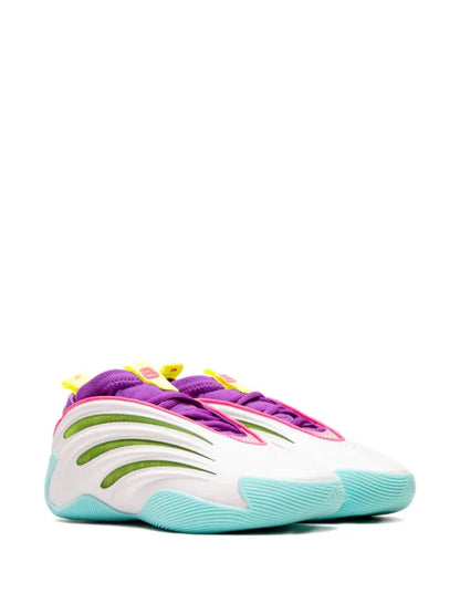 Adidas baskets Harden Vol. 9 'White/Lucid Lime/Lucid Pink