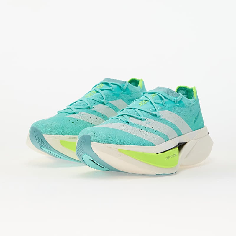 ADIDAS ADIZERO PRIME X3 STRUNG RUNNING
Flash Aqua/ Zero Met./ Lucid Lemon