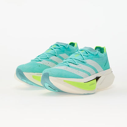 ADIDAS ADIZERO PRIME X3 STRUNG RUNNING
Flash Aqua/ Zero Met./ Lucid Lemon
