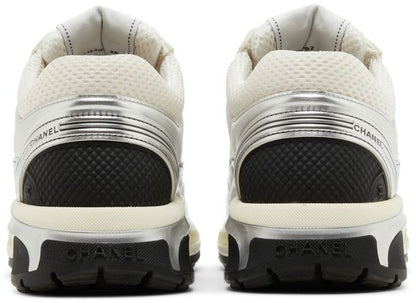 Chanel CC Runner White Silver