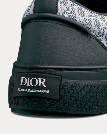 Dior x Kaws - B33 en cuir de veau et toile Dior Oblique bleu marine/bleu/blanc