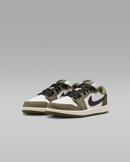 Air Jordan 1 Retro Low « Medium Olive et Blanc sommet »