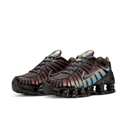 NIKE SHOX TL VELVET BROWN DENIM TURQUOISE WOMENS