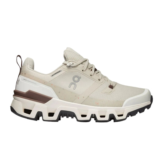 On Cloudwander Waterproof women's shoes, sand/ivory