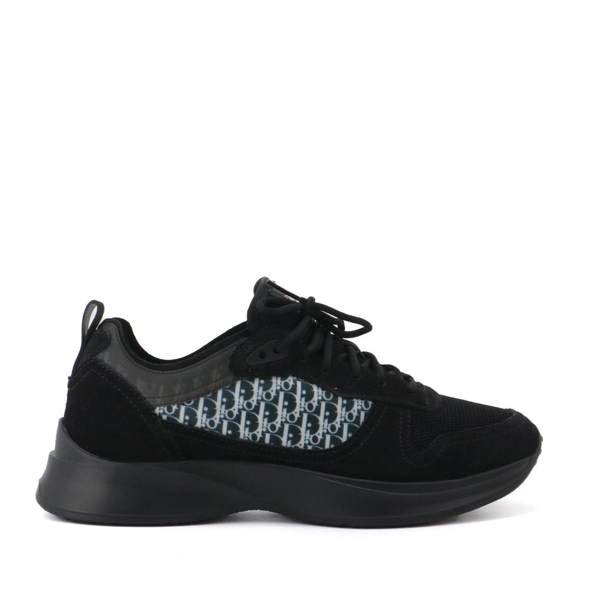 DIOR
Sneakers B25 Runner Suède Dior en toile oblique et daim noir