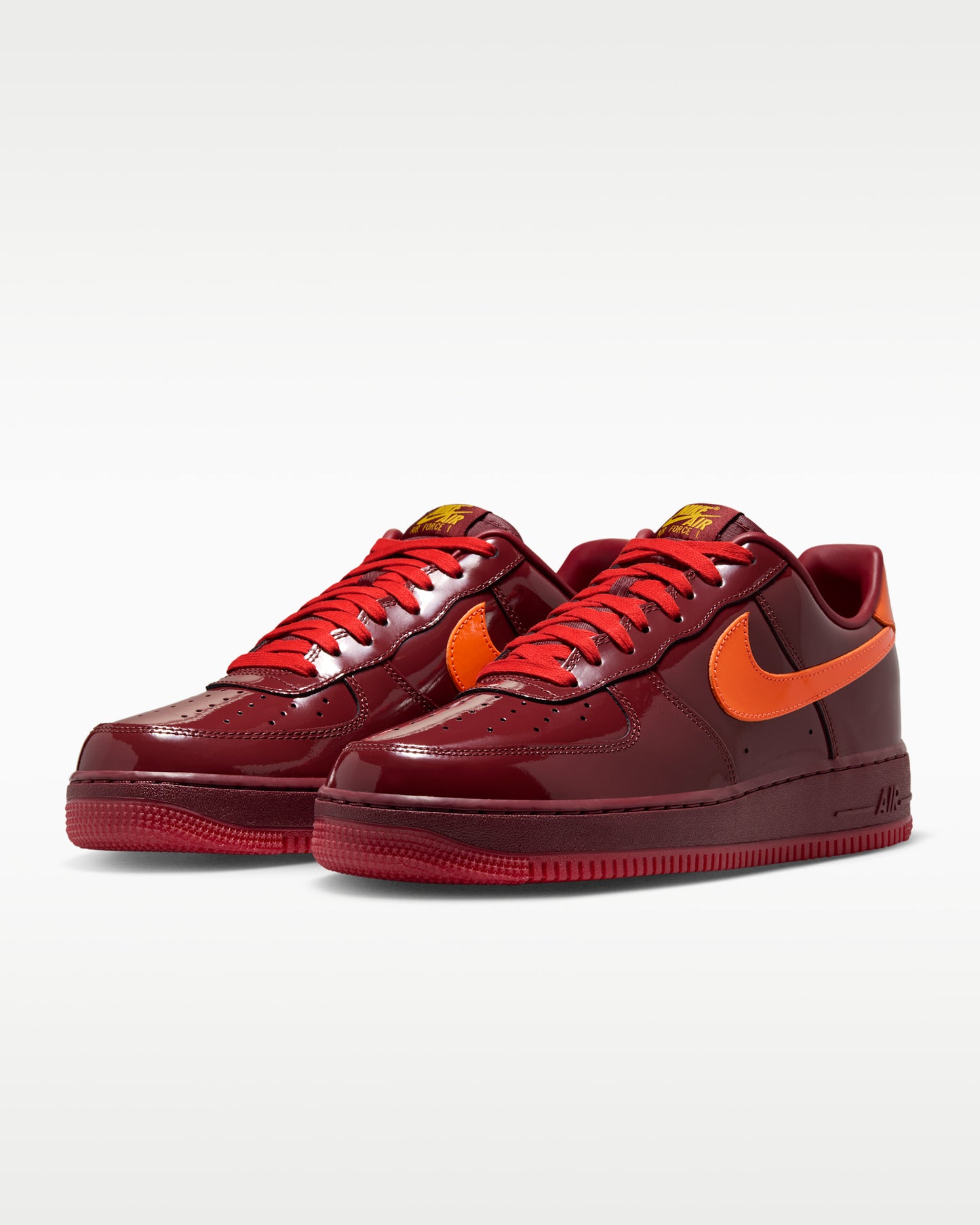 Nike Air Force 1 Low QS Patent "Dark Team Red