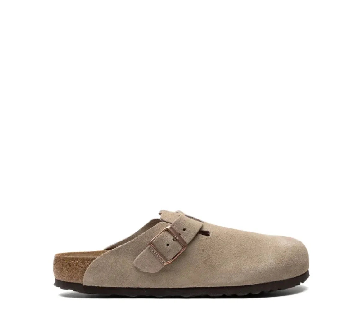 Birkenstock sandales sabots Boston en daim