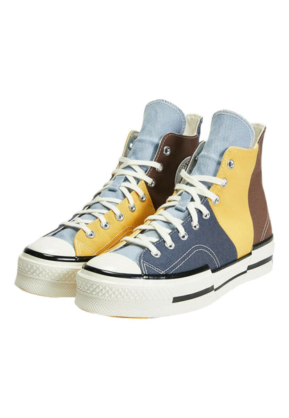 Converse CHUCK 70 PLUS HI SQUIRREL - Baskets montantes - brown-yellow-blue