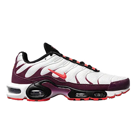 NIKE WMNS AIR MAX PLUS
White/ Ember Glow-Bordeaux