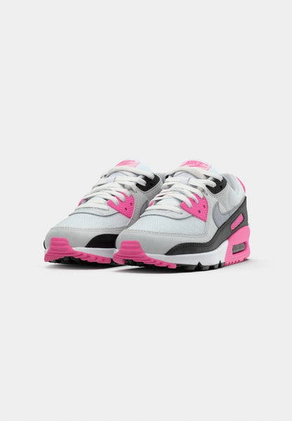 AIR MAX 90 - Baskets basses - white/wolf grey/pink glow/black/photon dust