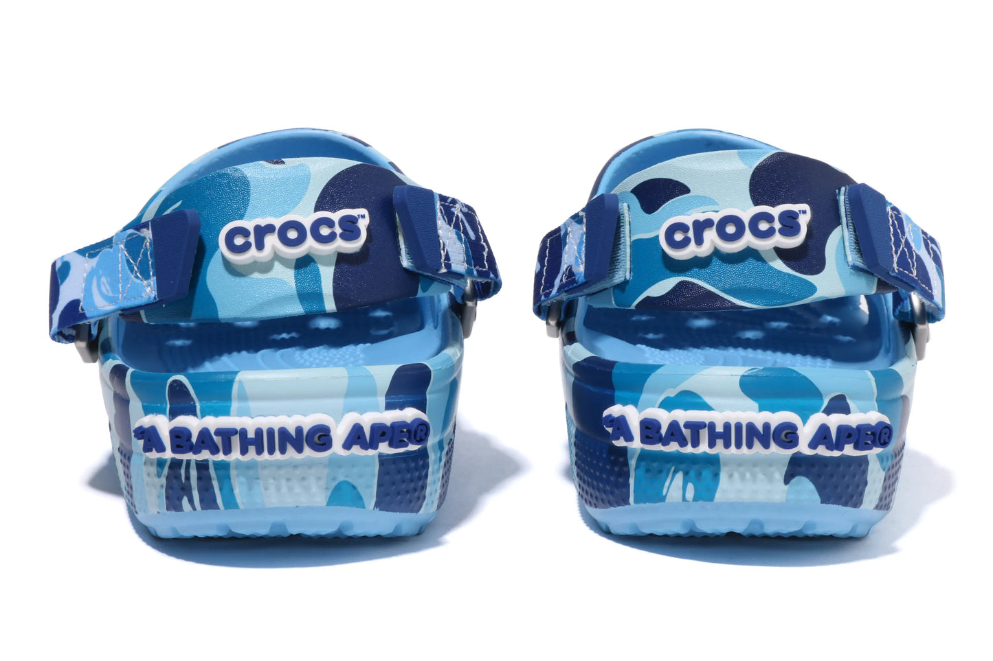 BAPE X CROCS BLUE